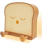QANYI Cool Toast Bread Night lamp,Cool Desk Lamp Gifts for Women Teen Girls,Cool Table Light Adul...