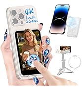 Moman Vlog Selfie Touchscreen Monitor Screen with 4K 60fps &amp; Encrypted Private Wireless for iPhon...