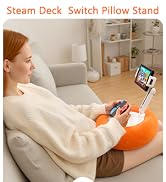 tablet kindle pillow stand with snack bowl for bed couch