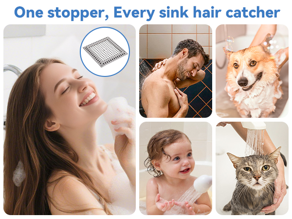 shower hair drain catcher