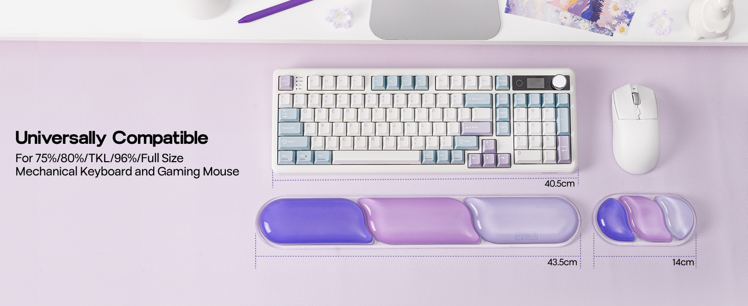 EPOMAKER CloudGel Wrist Rest for Keyboard and Mouse