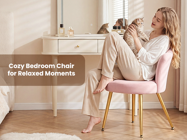 bathroom vanity chair with back