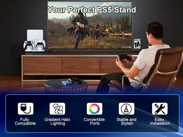 PS5 slim cooling stand