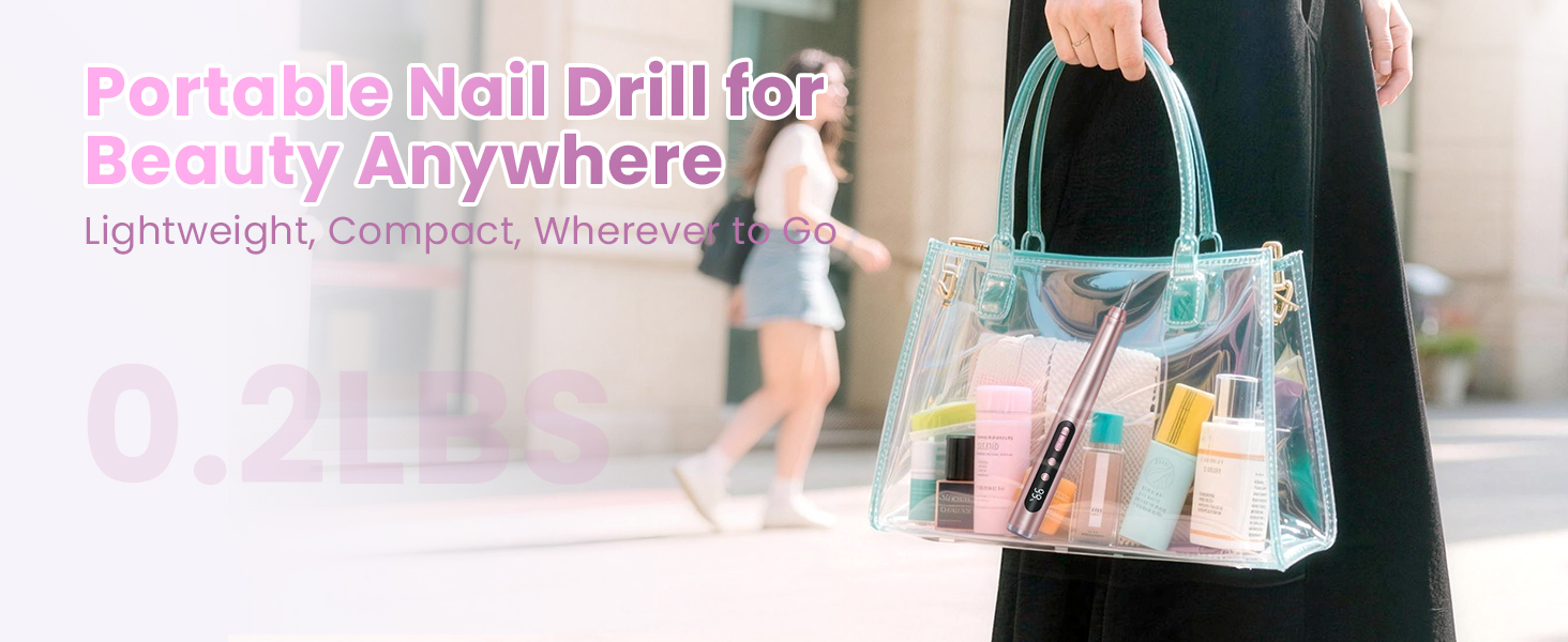 portable nail drill for beauty anywhere