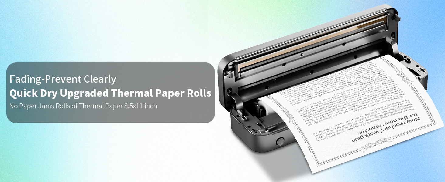thermal paper roll 8.5x11 inch