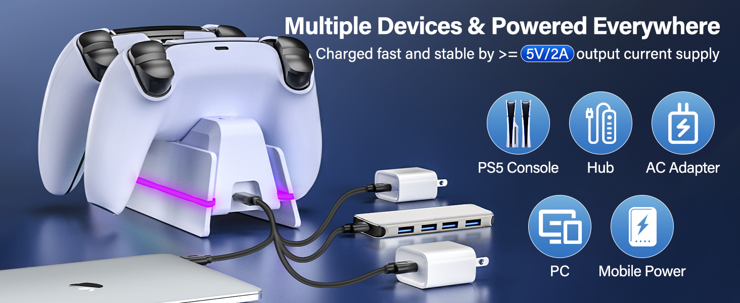 ps5 controller charging dock
