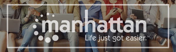 manhattan products consumer electronics audio av computer quality speed usb adapters hub tv mount