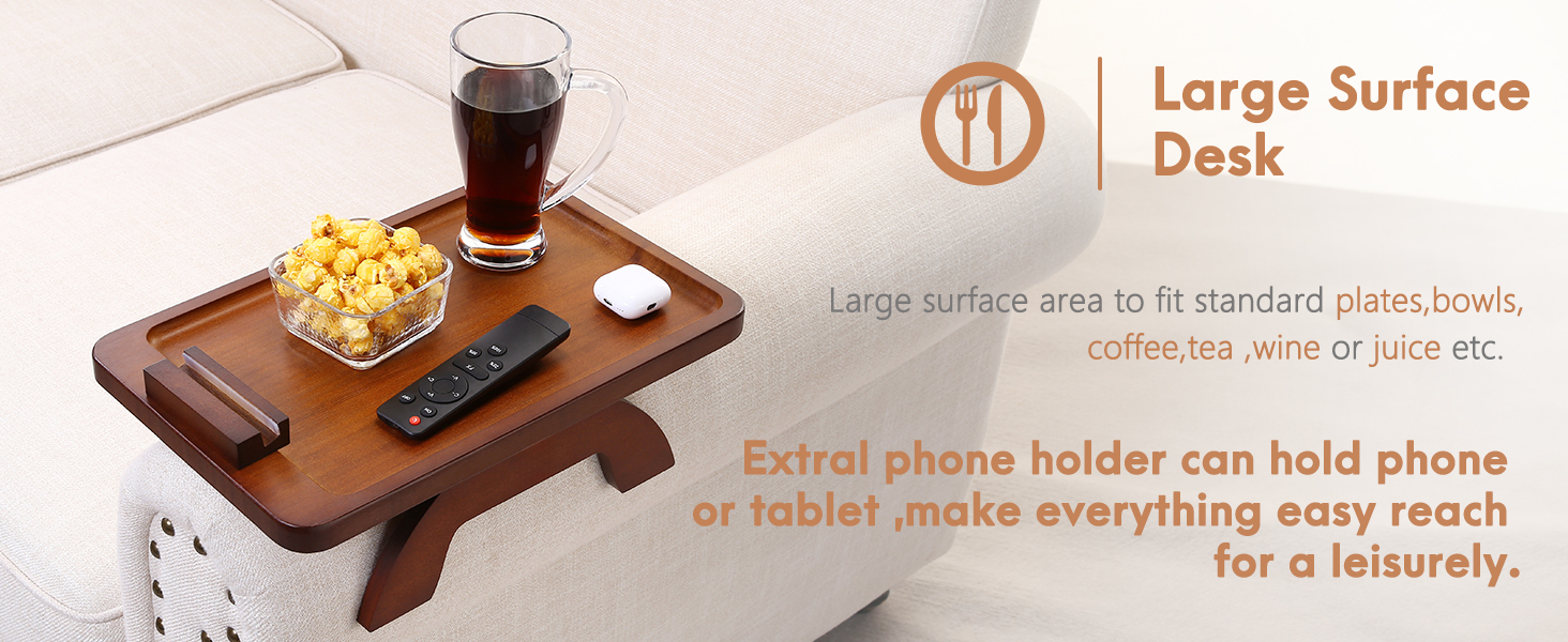 couch armrest table