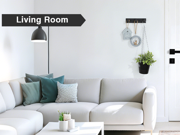 Alise Coat Hooks Wall Mount Hat and Coat Rack