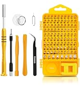 KREBS Precision Screwdriver Set, 108 in 1 Magnetic Screw Bit Set with 98 Bits Repair Screwdriver ...