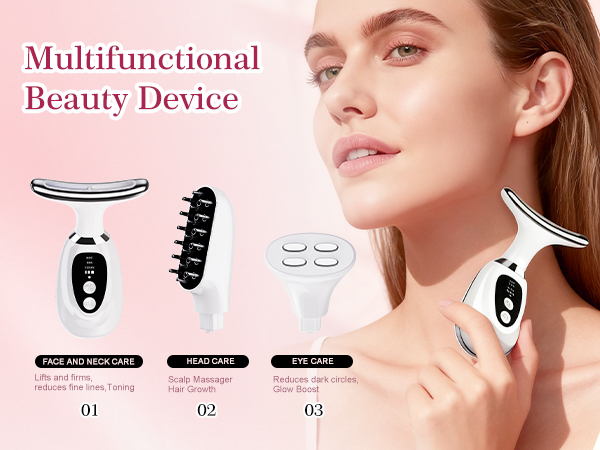 Multi-Functional-Red-Light-Therapy-for-Face and Neck-Eye-Head Massager