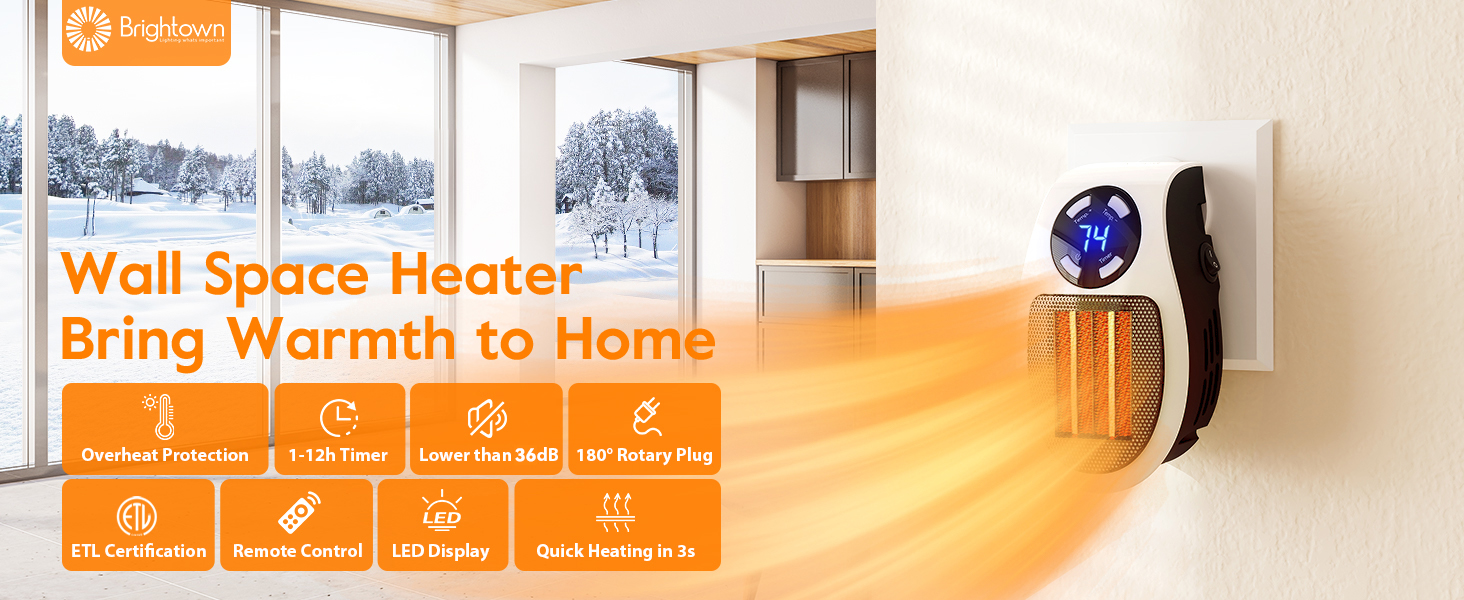 plug in heater wall outlet heater wall plug heater small heater mini heater space heater bathroom