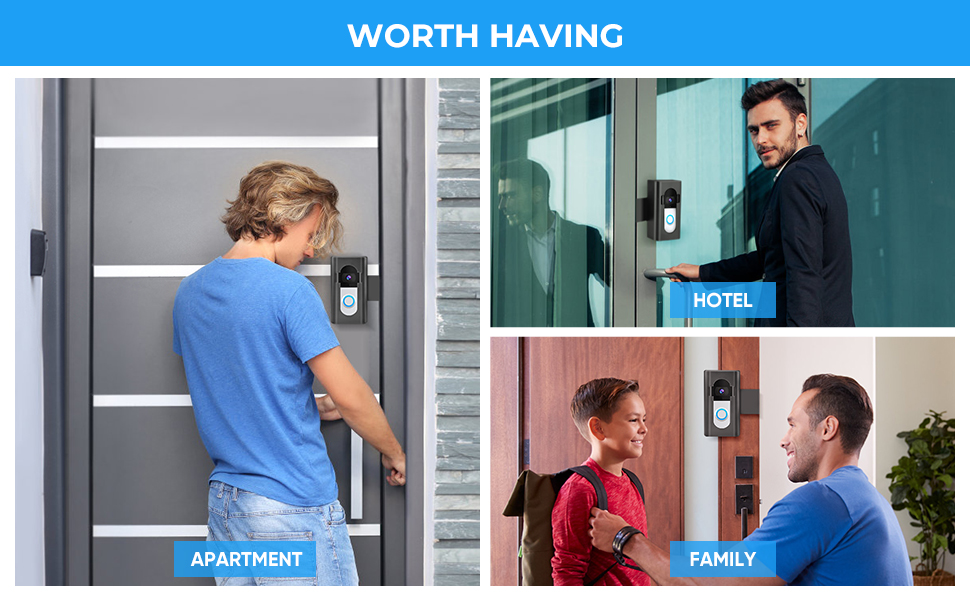 Suitable for hotels, apartments, villas, and offices with single leaf push doors,