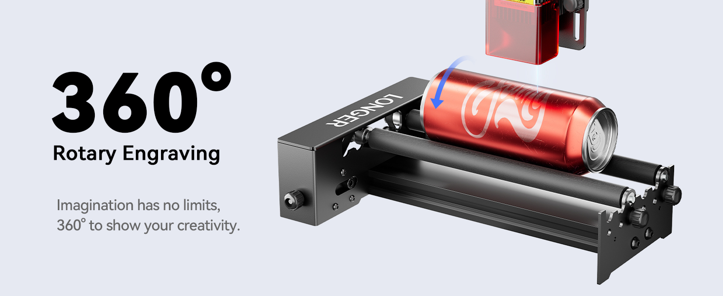 LONGER Laser engraver Rotary Roller