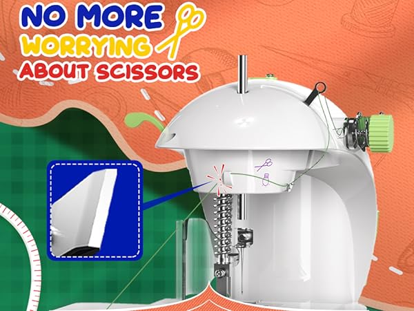 Make your sewing journey safer and more convenient with our sewing machine!