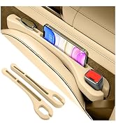 SSNNUU 2PCS Car Seat Gap Filler Organizer with Phone Holder,[Upgrade Version] Car Seat Gap Organi...
