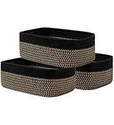 KALLAX Small Woven Basket, 12 x 8 x 4.5 Inches, Storage Basket for Organizing, Cute Small Rope Sh...