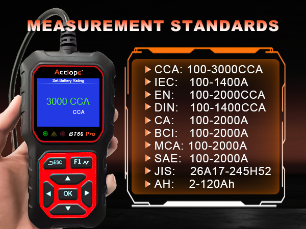 battery tester automotive 12V motorcycle 6v truck 24V battery analyzer