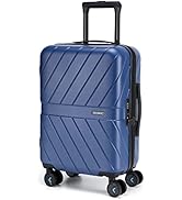 BAGSMART Carry On Luggage 22x14x9 Airline Approved, 1OO% PC Lightweight Carry On Hardside Suitcas...
