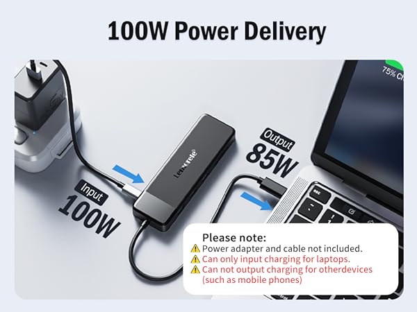 100W Power Delivery