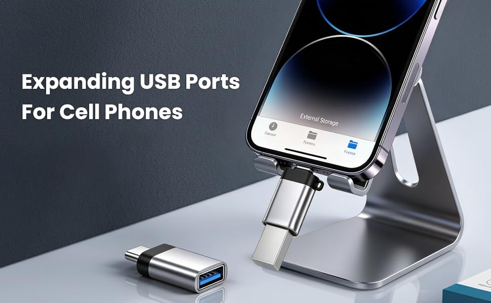 Works with Type-C phones, tablets, laptops, and more.