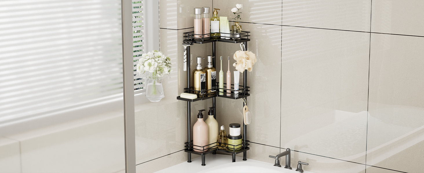 Corner Shower Caddy Standing Shower Organizer Corner Shower Corner Shelf