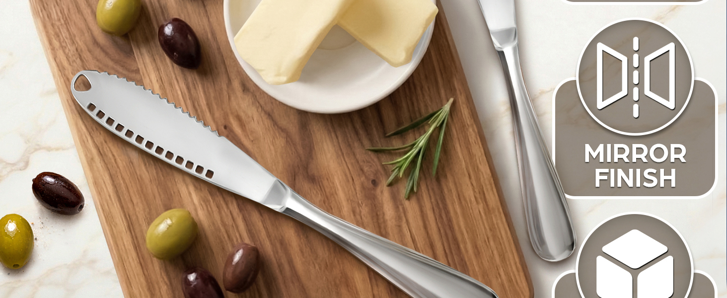 easy spread knife titanium coated butter knife that spread that serrated warming butter knife