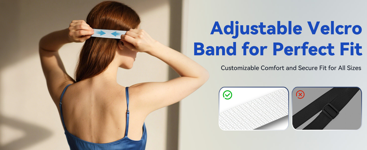 Adjustable Velcro Band for Perfect Fit Customizable Comfort and Secure Fit for All Sizes
