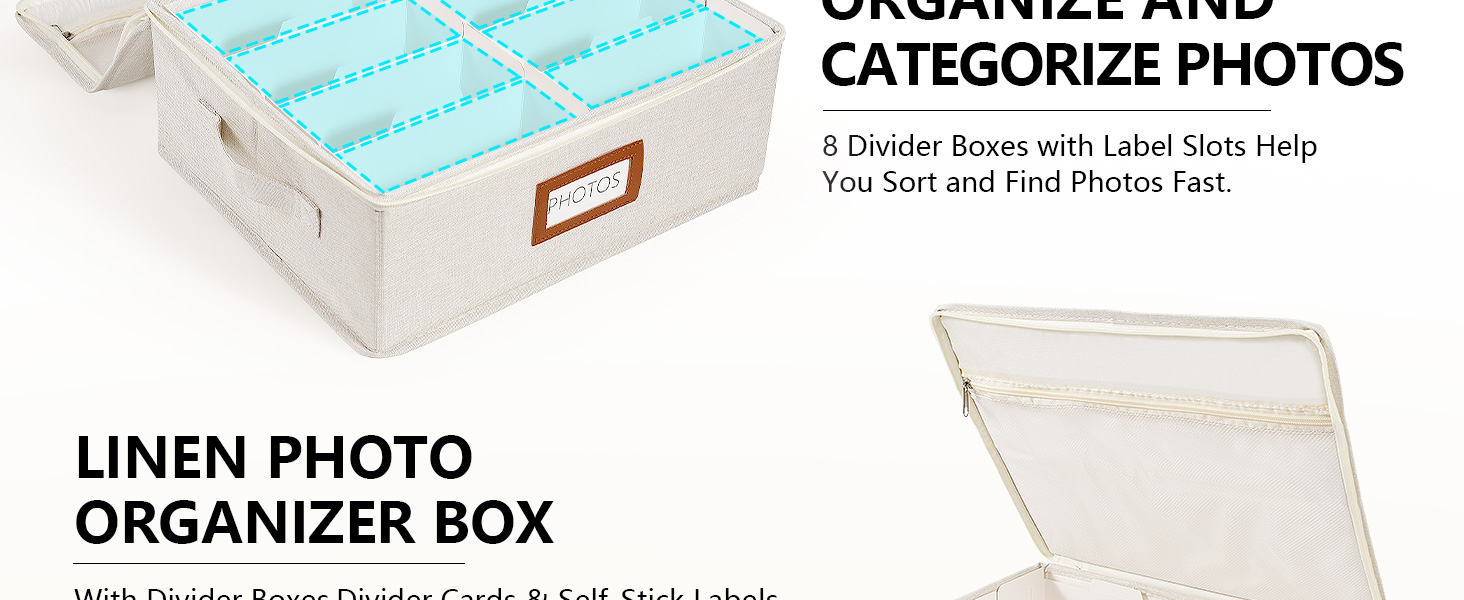 photo boxes storage