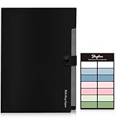 SKYDUE Expanding File Organizer with 8 Pockets, Accordion File Folders with Labels, Portable Docu...