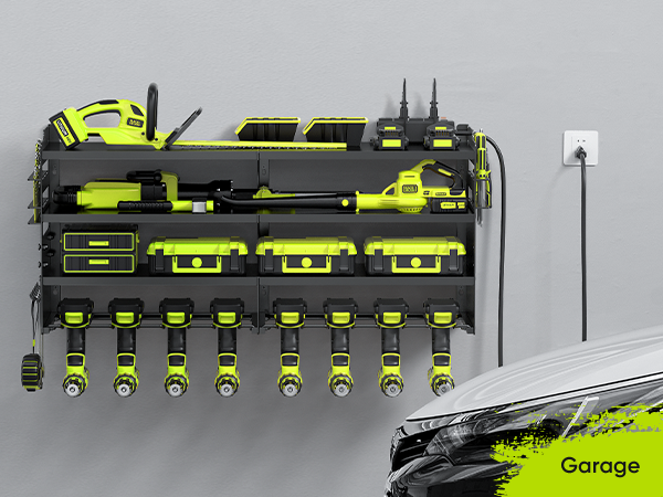 Power Tool Organizer Charging Station
