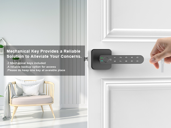 Mechnical Key Unlock Square 