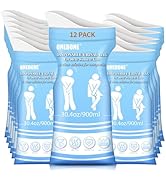ONEDONE Disposable Urine Bags 6/8/12/24 30.4 OZ Pee Bags for Travel for Men Women Kids Emergency ...