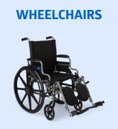 Medline Lightweight &amp; User-Friendly Wheelchair With Flip-Back, Desk-Length Arms &amp; Elevating Leg R...