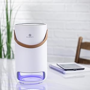 Purifier with light for clean air free from particles and microns