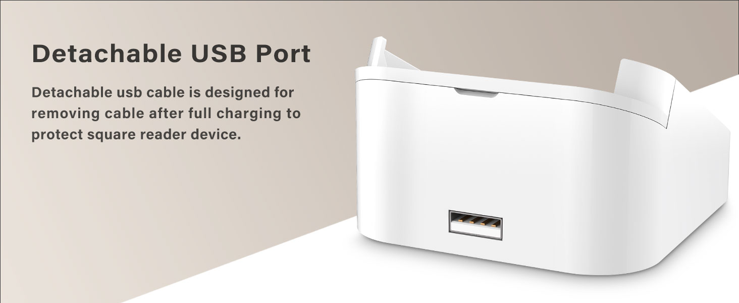 Square Dock for Square Reader 1st Generation, Holder Stand for Square Card Reader 1st Generation,