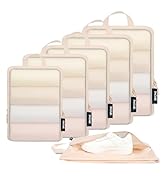 BAGAIL 6 Set Ultralight Compression Packing Cubes Packing Organizer for Travel Accessories Luggag...