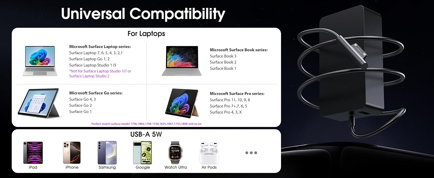 microsoft laptop charger