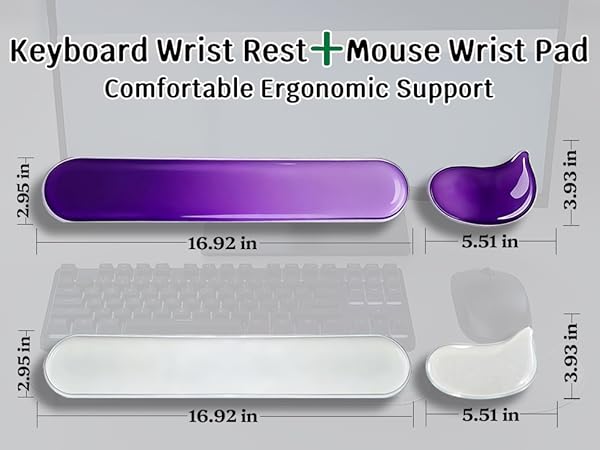 wrist rest for keyboard and mouse
