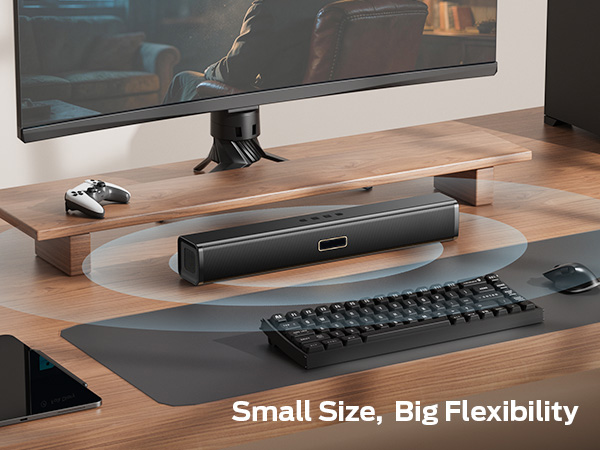Compact computer speakers for desktop pc