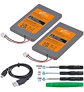 Pickle Power PS3 Controller Battery Replacement, 2 Pack LIP1359 Battery for Sony Playstation 3 PS...