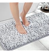 Yimobra Bath Mats for Bathroom Non Slip, 32x20, Extra Soft Chenille Bathroom Rugs, Fluffy Plush L...