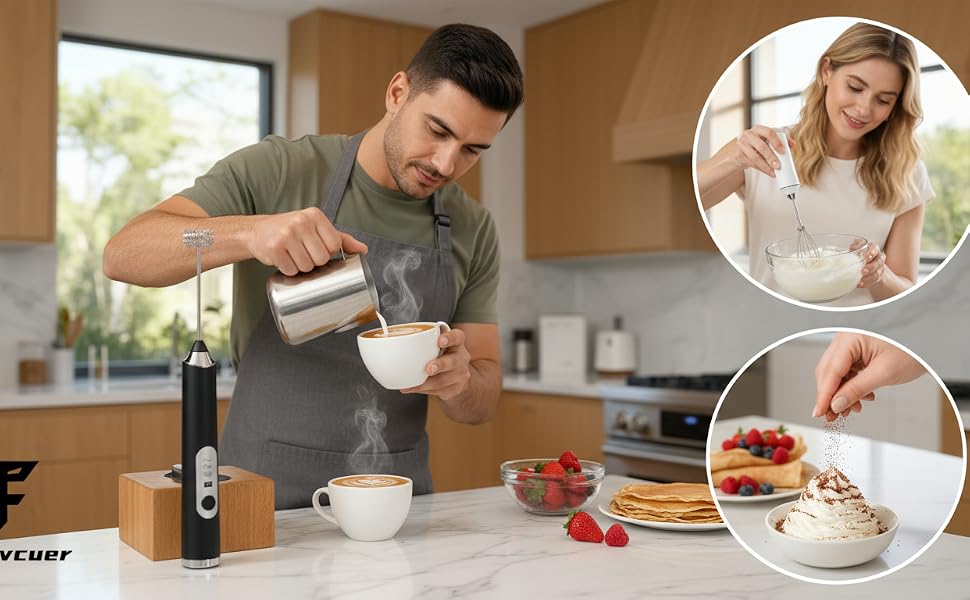 Milk Frother Rechargeable