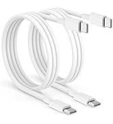 2pack 3ft USB C to C Cable, 60W Type C to Type C Fast Charging Cord for iPhone 17 16 15 Pro, Pro ...