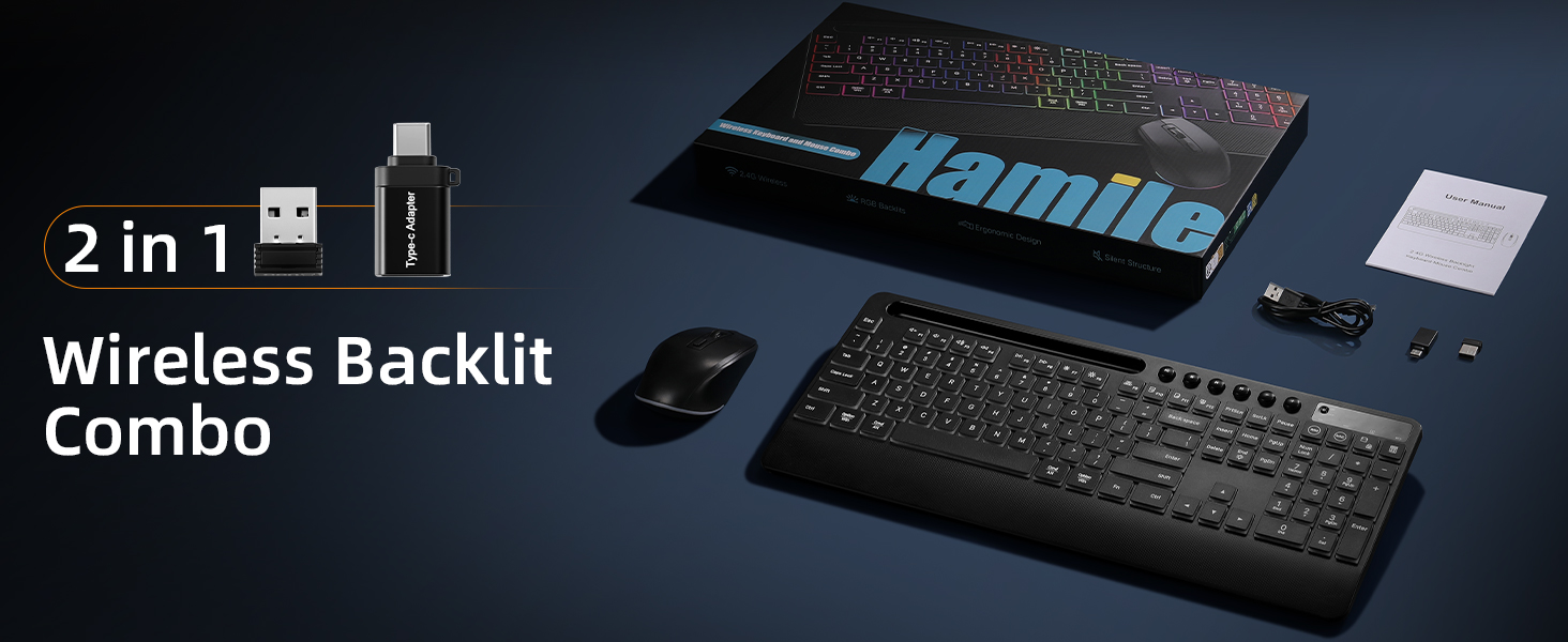 wireless keyboard and mouse