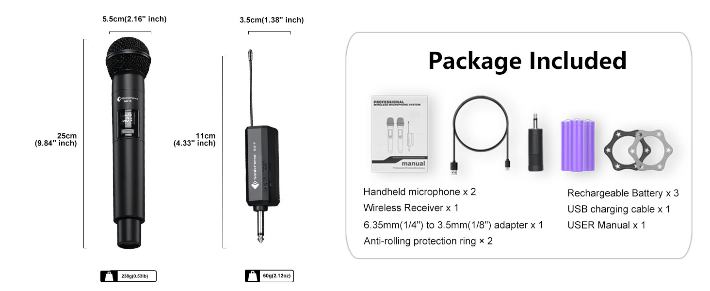 dynamic microphone wireless microphone system portable microphone