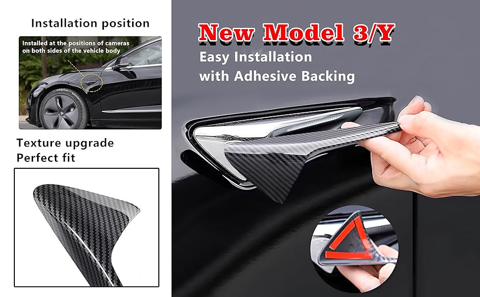 Tesla camera decorative sticker