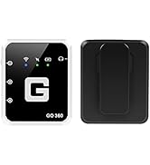 G-MARK GO-360 2.4GHz Dual Lapel Mics Wireless Lavalier Microphone with Real-time Monitoring, Gain...