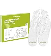 Bukihome Arch Support Shoe Insoles for Flat Feet,3 Pairs Gel Arch Inserts for Plantar Fasciitis, ...