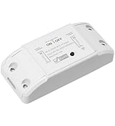 Docooler WiFi Wireless Remote Light Switch AC90-250V 10A, 1CH Switch Realy, Support Mobile APP Co...